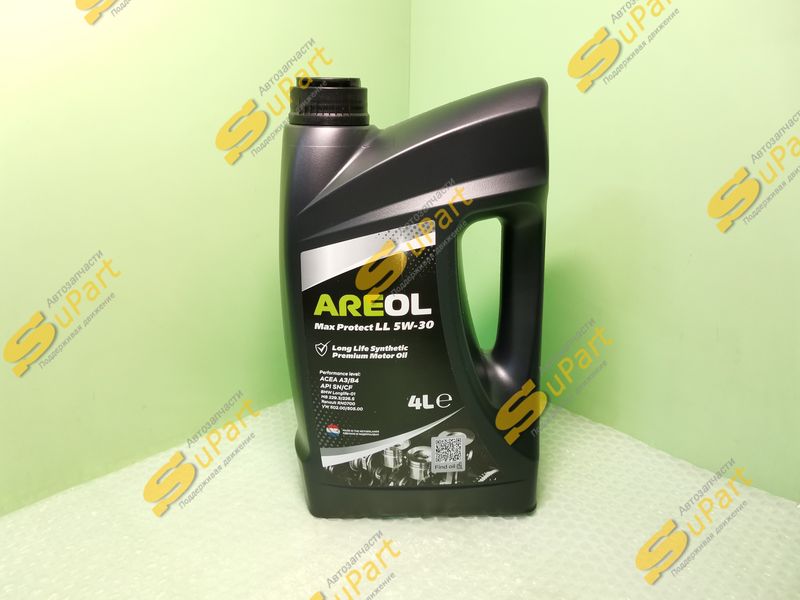 Масло моторное AREOL 5W-30 Max Protect LL (4л) синтетическое
