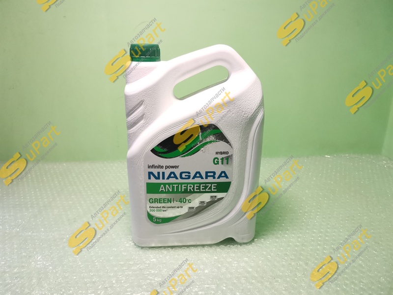 Антифриз зеленый G11 (5кг) / NIAGARA