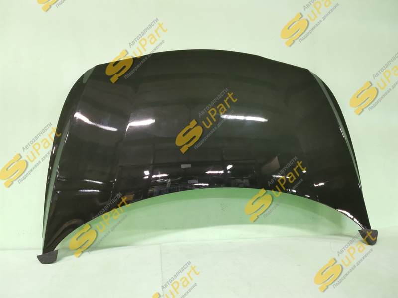 Капот Hyundai Solaris (2014-2016) ЧЕРНЫЙ / СПЕЦАВТОПЛАСТ