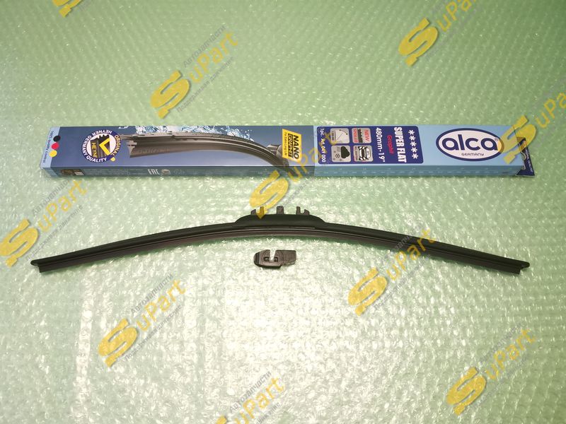 Щетка стеклоочистителя (480 мм) бескаркасная ALCA Super Flat / ALCA