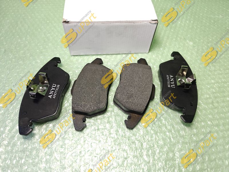 Колодки тормозные VW Polo (2015- ) Rapid (2015- ) Audi A1 8X (2010-2018) передние / ANYU