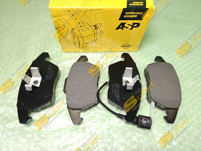 Колодки тормозные VW Polo (2015- ) Rapid (2015- ) Audi A1 8X (2010-2018) передние / ASP